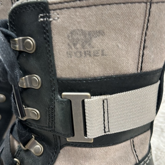 Sorel Major Carly Lace Up Leather/Canvas Boot Women’s US 7.5 NWOT Never Worn! - Picture 4 of 8